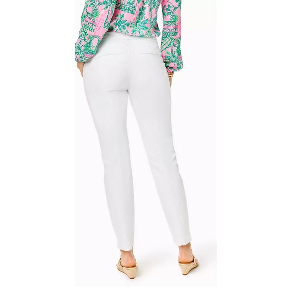 Lilly pulitzer  Kelly Textured Ankle Length Skinny Pant size 8 - Picture 2 of 10